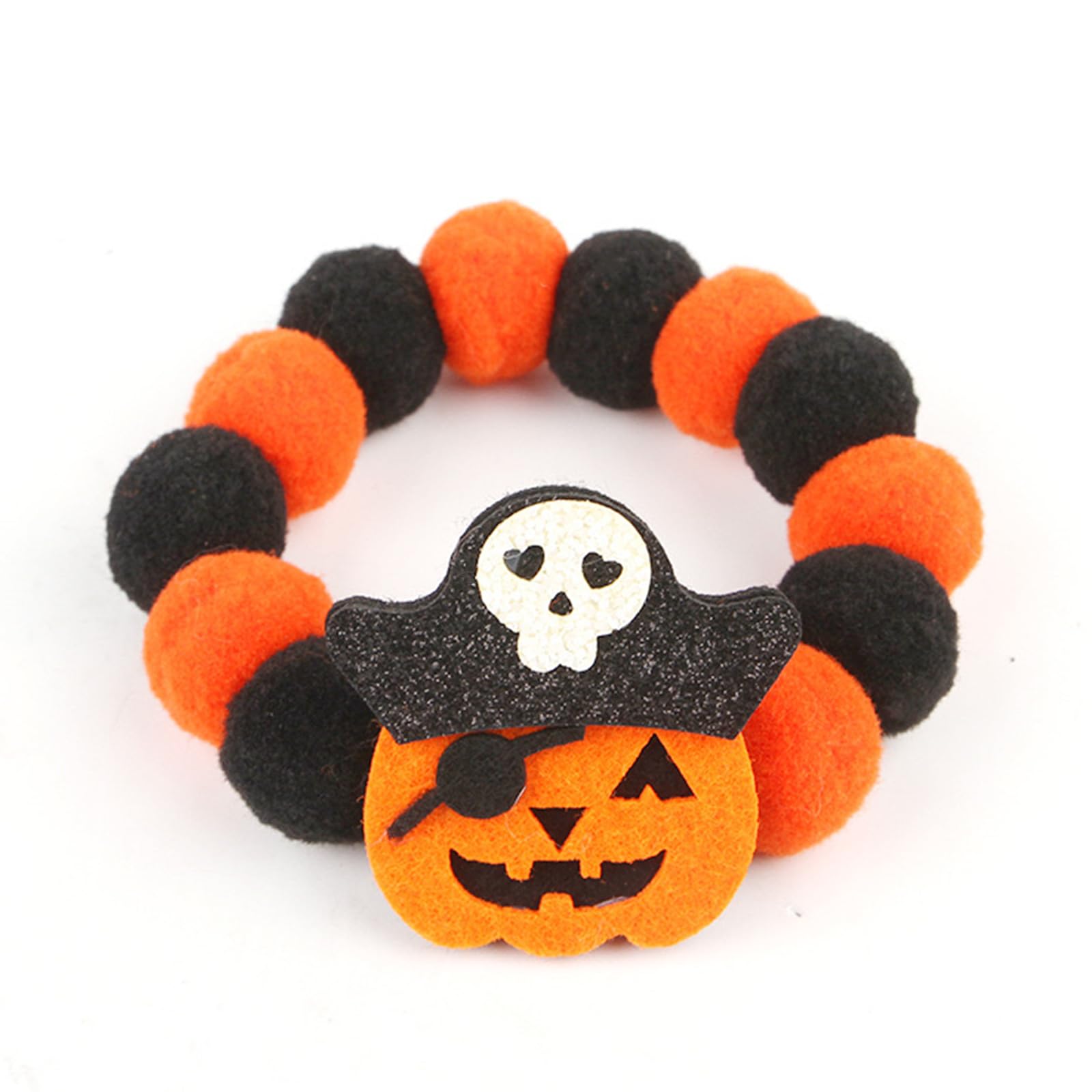 Bobo Rainbow 1Pc Dog Halloween Day Costume - Dog Cat Halloween Collar Pet Collar Patterns Dog Ball Collar Pet Orange Costume Sof
