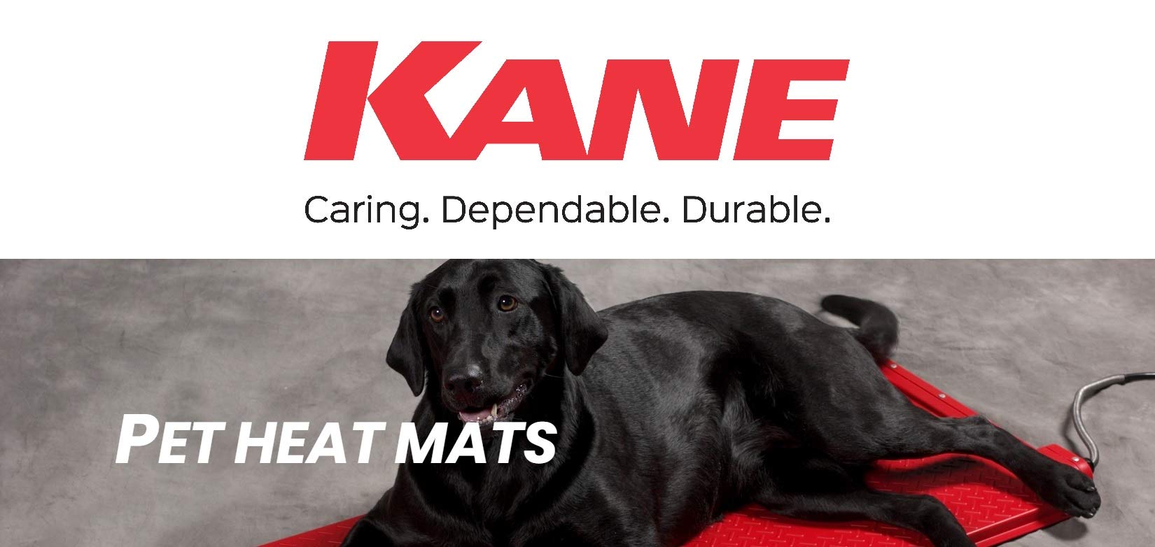 KANE Electric Pet Heat Mat - Self-Regulated, 18x18, Indoor/Outdoor Use, Solid Material