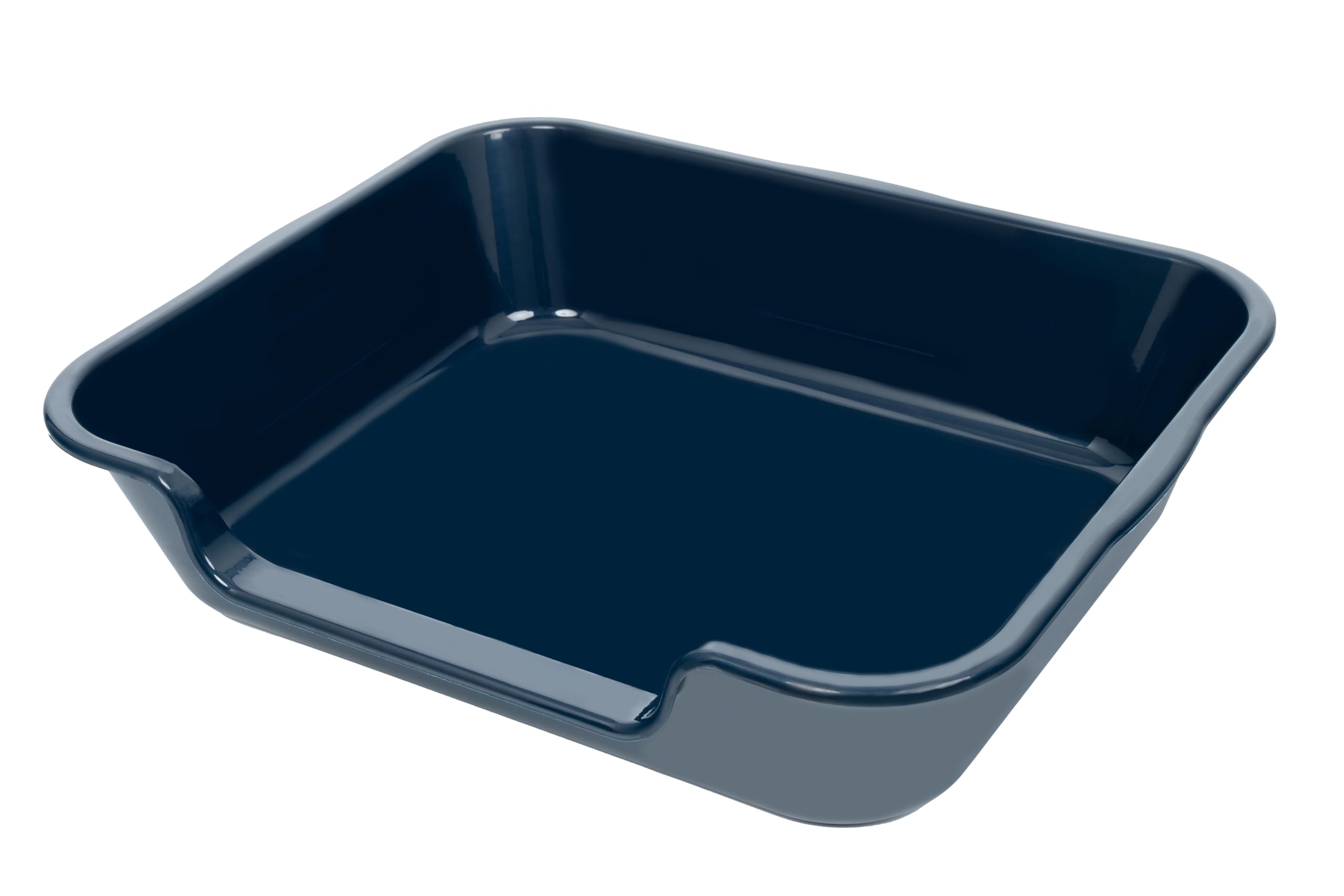 Blaucasa 1 Pack Extra Large Dog Litter Box Pan Tray (ABS Material), Low Entry Jumbo Senior Litter Boxes for Multiple Kitten Big