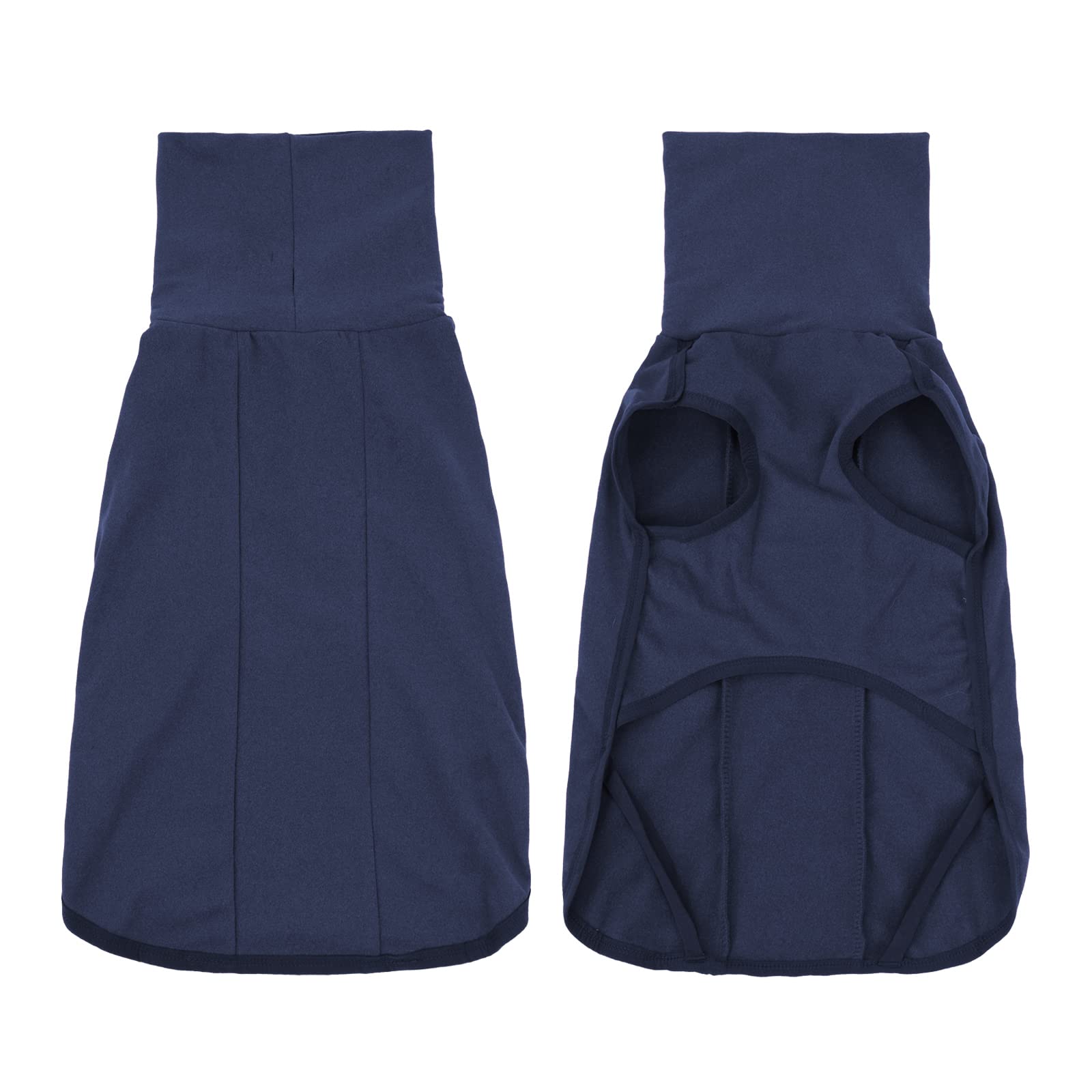 Dog Sweater Pullover Cold Weather Vest For Dogs Dog Sweatshirt & Jacket For Indoor And Outdoor Use (X-Small, Navy Blue)