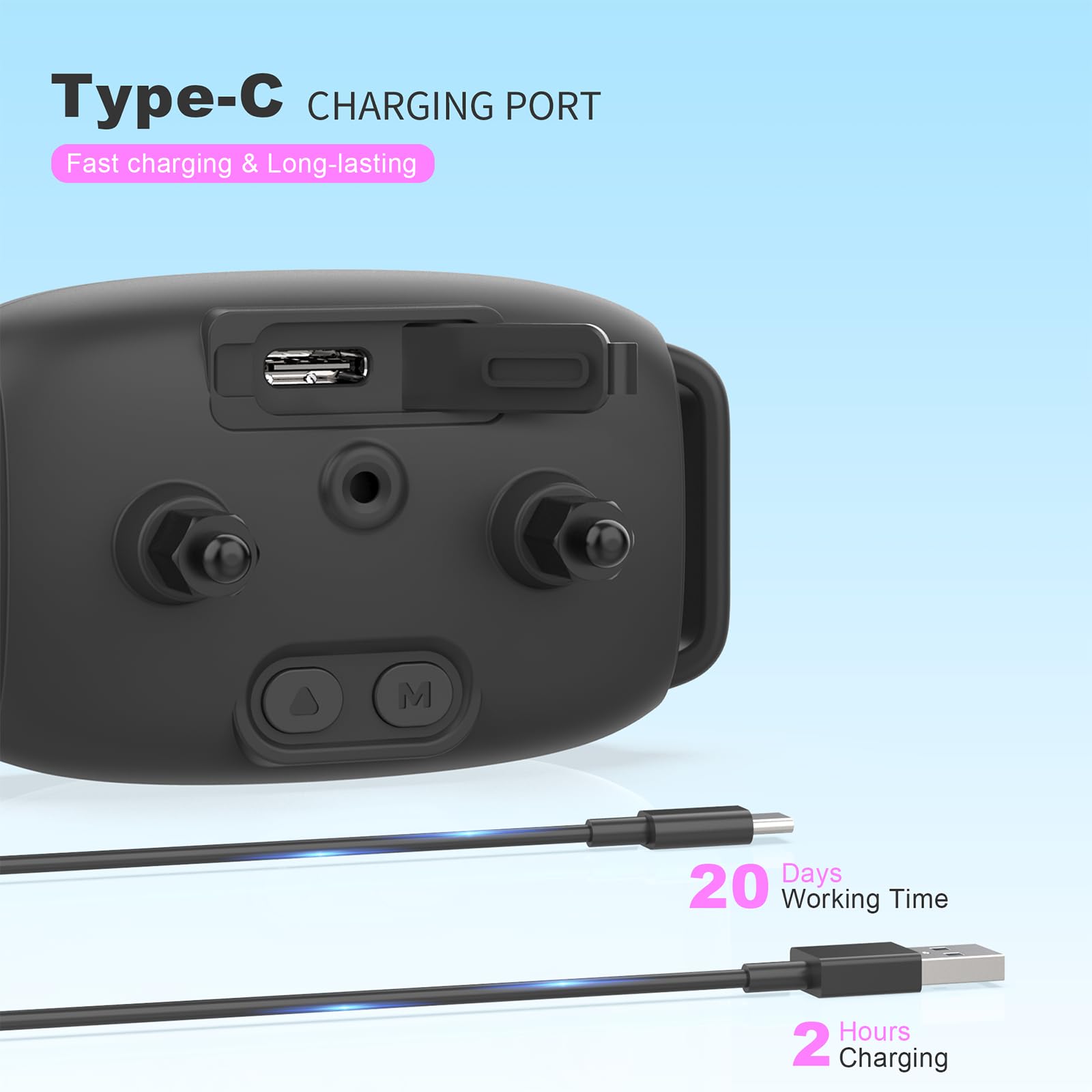 2025Release Bark Collar For Large Medium Small Dogs, Smart Rechargeable Anti Barking Training Collar, 8 Sensitivity Levels, Beep