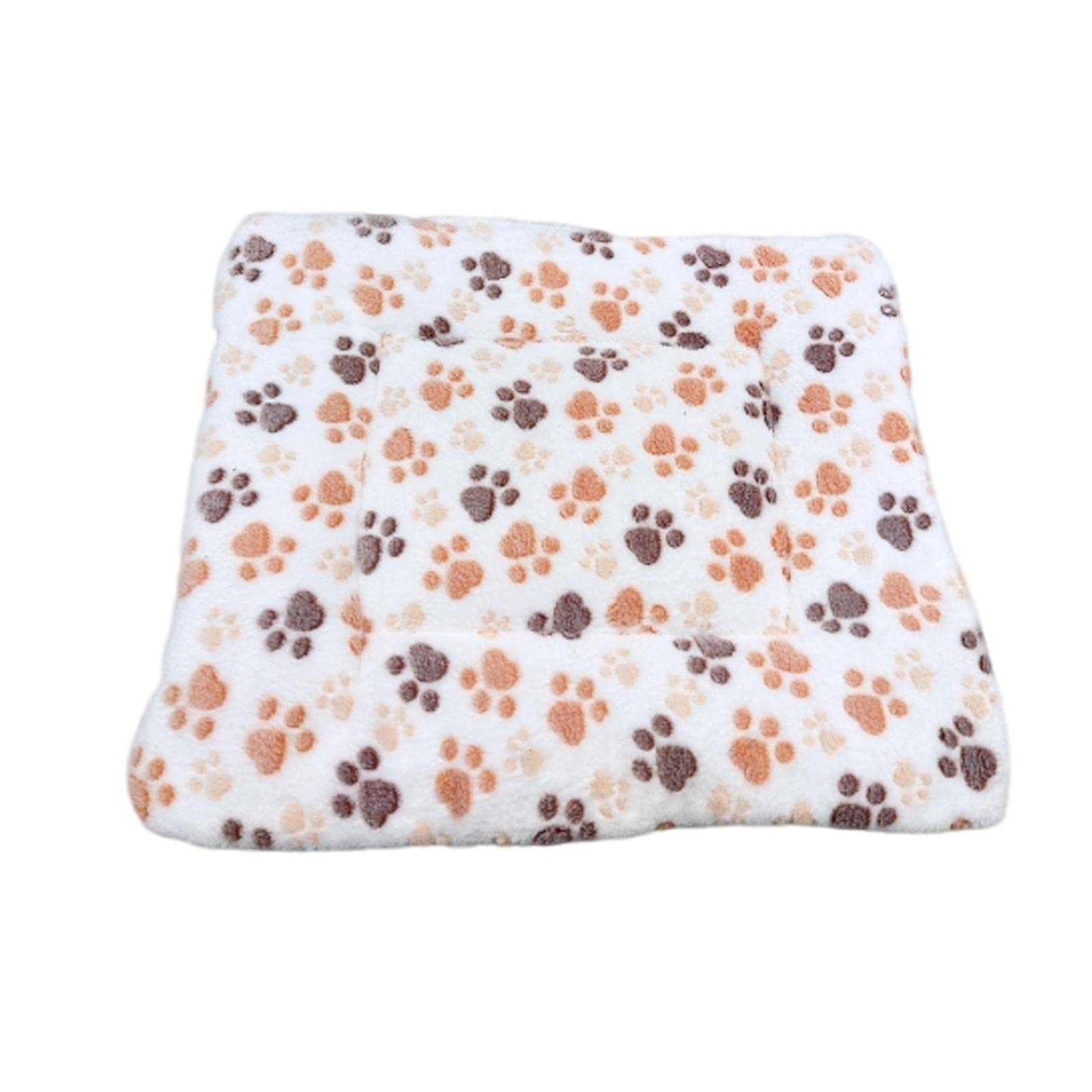 Soft Pet Bed Mat Dog Cat Sleep Mat Blanket Cushion for Kennel Crate White