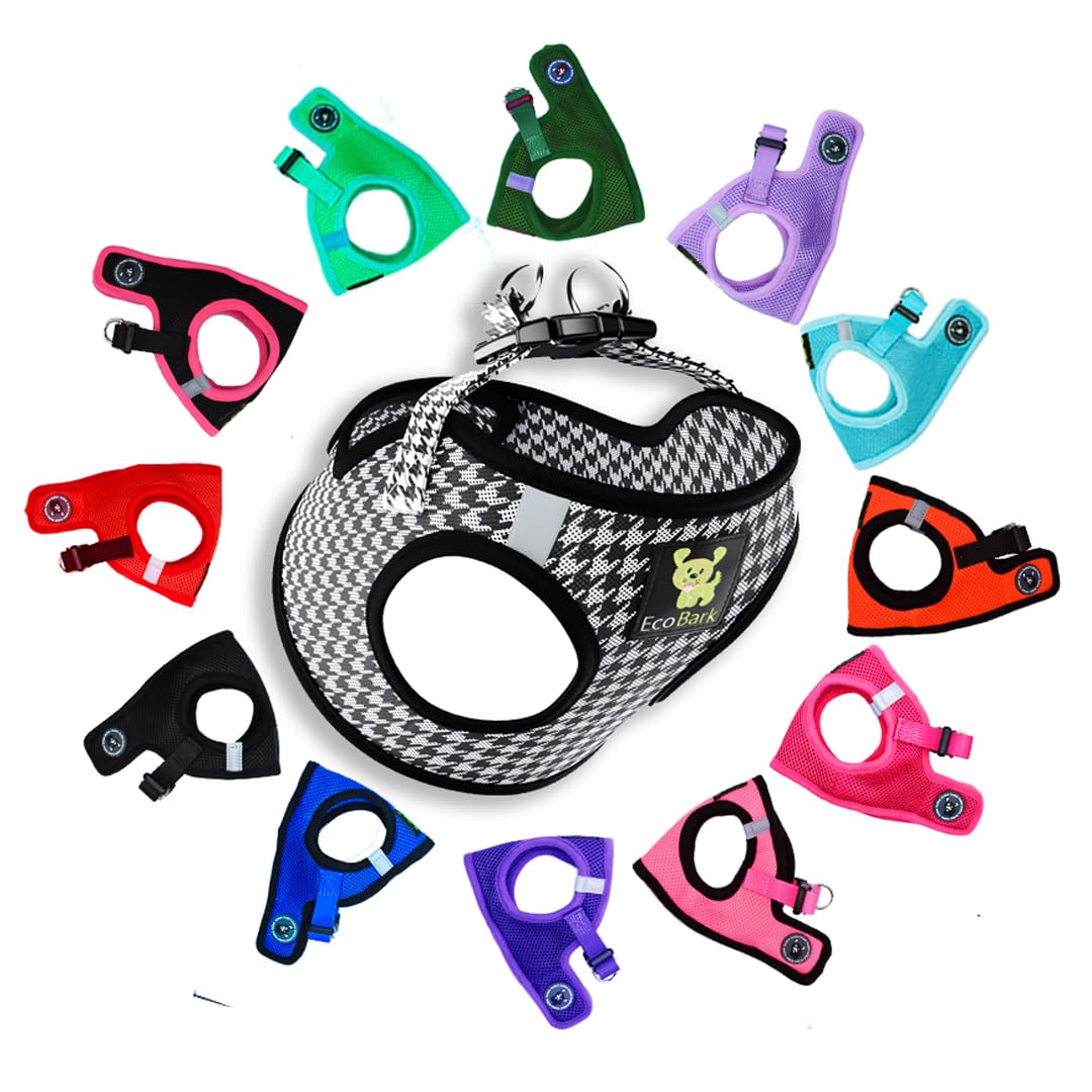 Ecobark Step In Dog Harness Reflective Soft Ultra Padded Mesh Dog Harnesses For Xxs, Xs, Small, And Medium Dogs Eco-Friendly Com