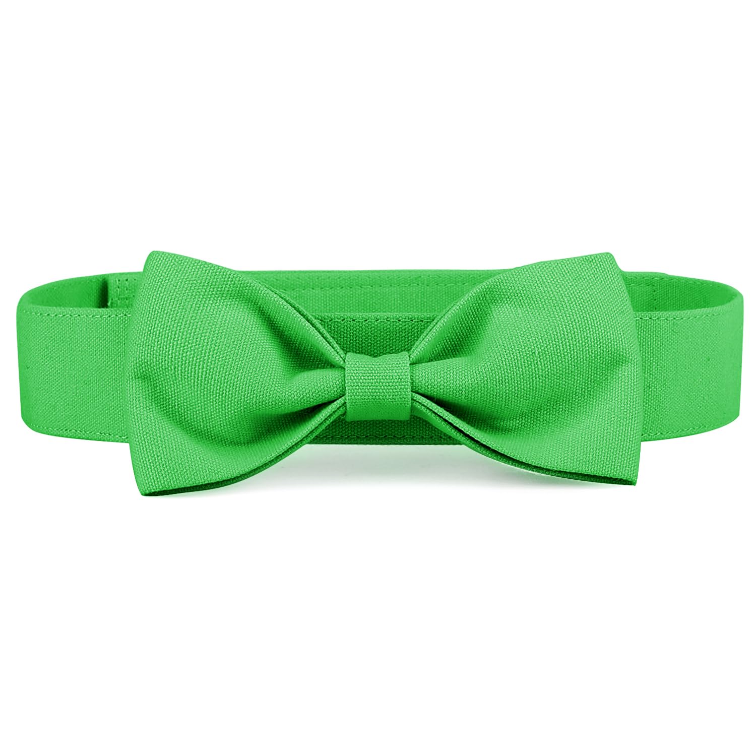 Segarty Bow Tie For Dogs, Adjustable Green Bowtie Collar For Extra Large Dogs, Durable Dog Neck Tie Tuxedo Comfortable Cotton Bo