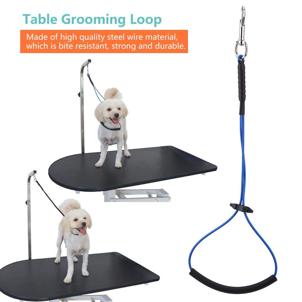 Dog Grooming Loop, Dog Cat Grooming Single Noose Hoop Dog Grooming Restraint Loop For Pet Table Arm Bath Tub