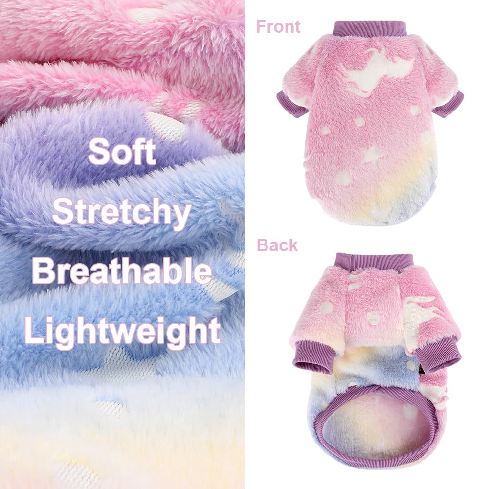 Dog Sweaters For Small Dogs Night Glow Valentine'S Day Clothes, Warm Pullover Sweatshirt, Winter Pet Coat Jacket Cat Costume, Pu