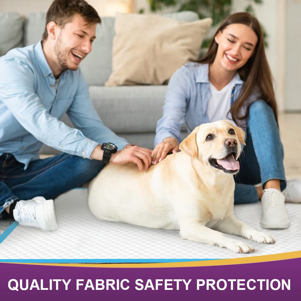 IMMCUTE Extra Large Dog Pee Pads - XX-Large 36"x36", Super Absorbent & Leak-Proof, Disposable for Puppies, Dogs, Cats, Rabbits - Blue