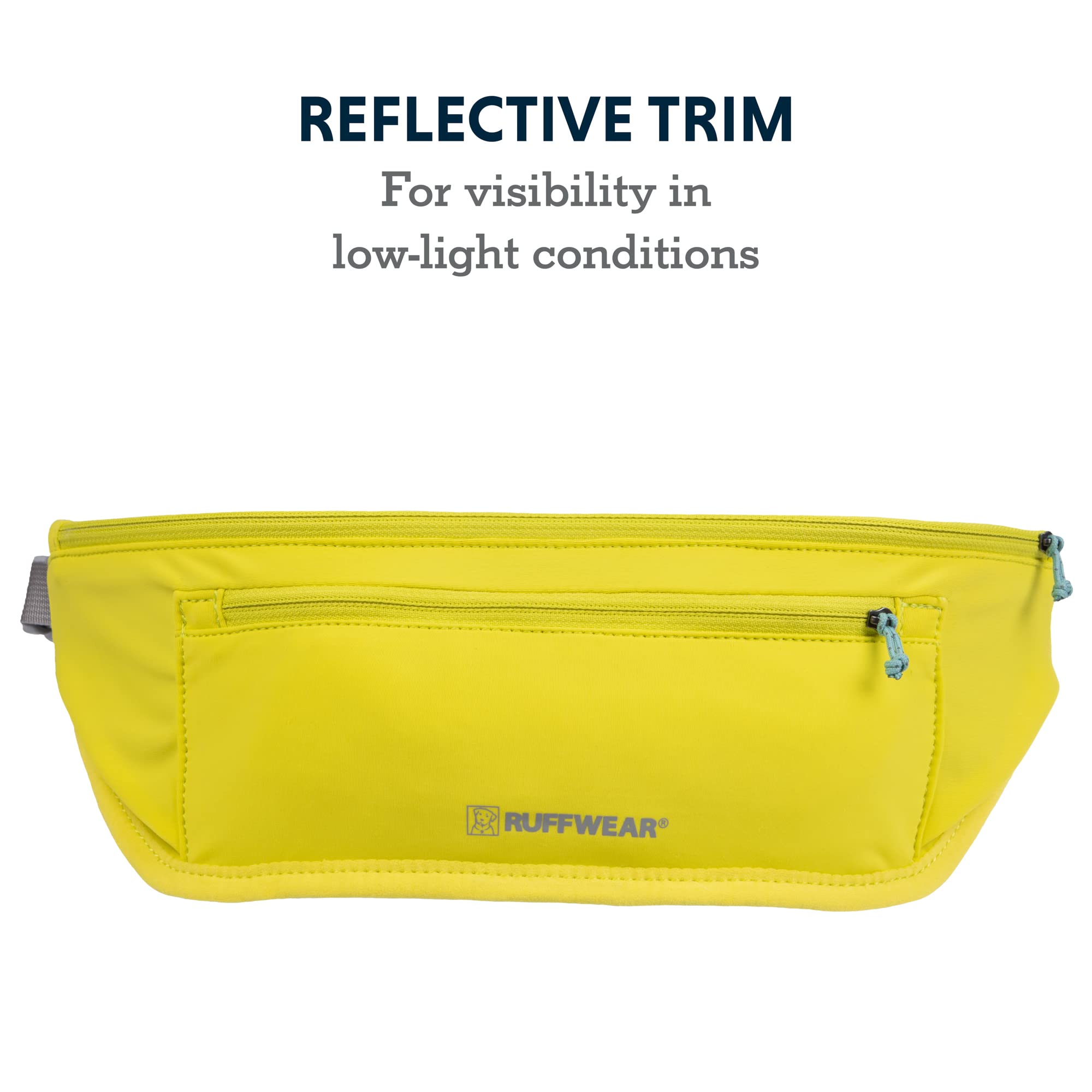 Ruffwear, Trail Runner Belt, Hands Free Adjustable with Pocket, Lichen Green, Small/Medium