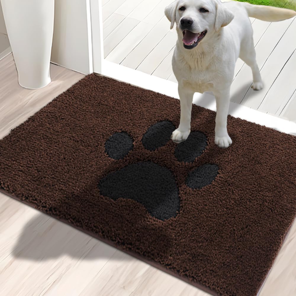 Oiilores Door Mat Indoor 20  x 32 , Washable Runner Rug Super Absorbent, Low-Profile Entryway Rug with Non-Slip Backing, Washabl