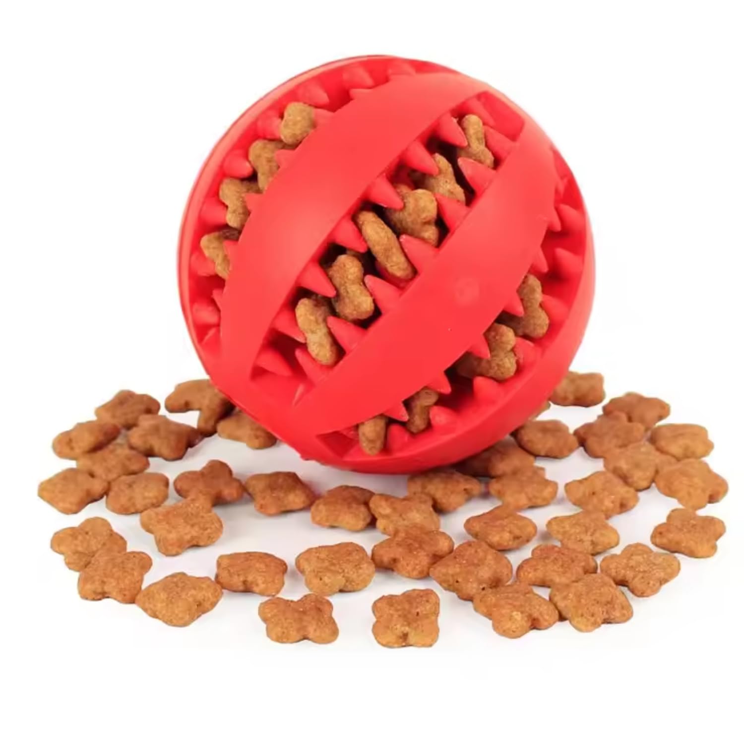 PETS EMPIRE Interactive IQ Treat Dispenser, Food Dispenser Ball, Dog Training Feeding Balls, Bite Resistant Chew Toy Ball, Slow 