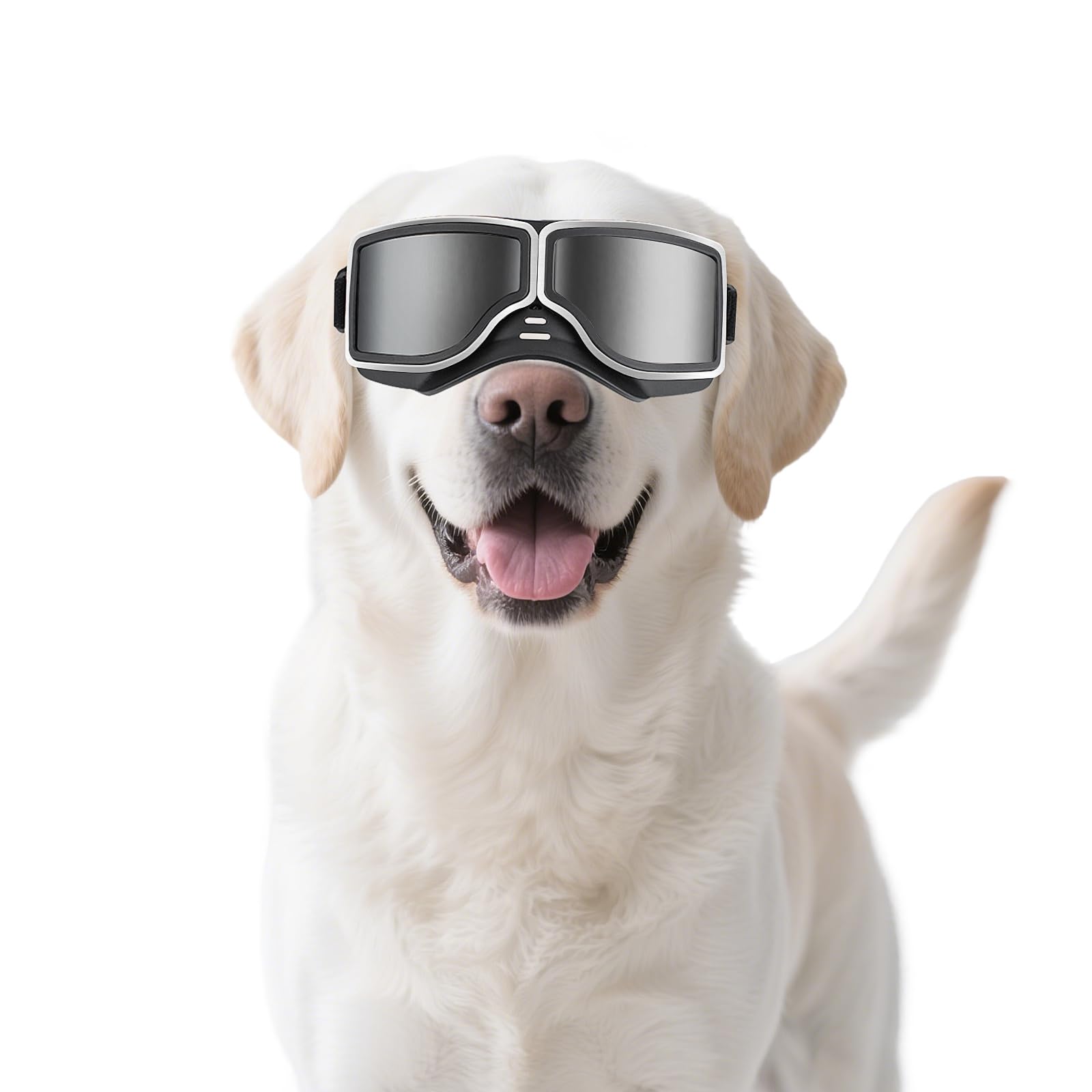 Billionchains Dog Goggles Large Breed, Large Dog Sunglasses Eye Protection For Dogs Windproof Goggles For Medium Large Dog Ridin