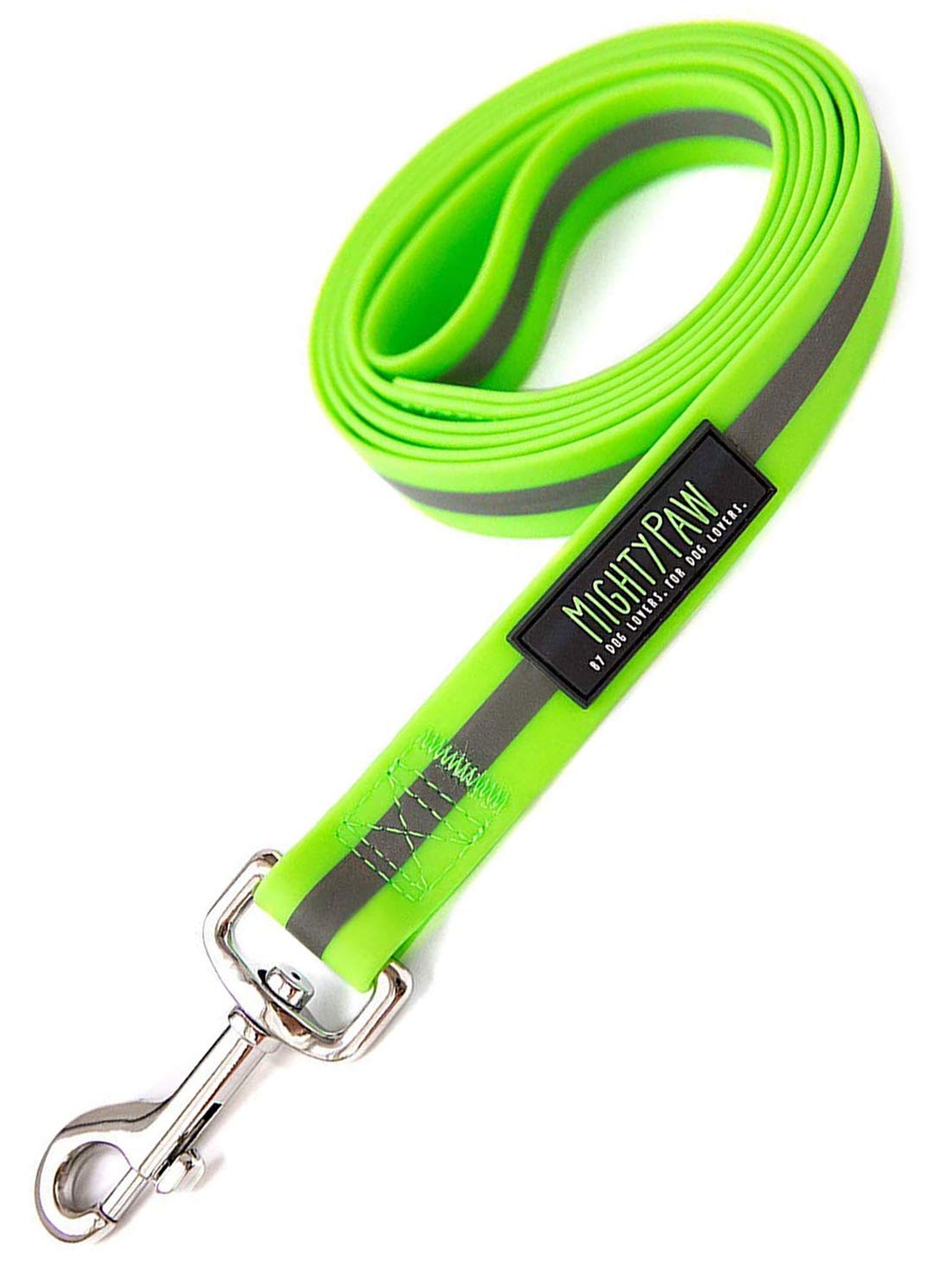 Mighty Paw Waterproof Dog Leash - 100% Waterproof - Will Not Retain Moisture - Innovated Coated Webbing - Easily Wipes Clean - Super Soft Comfort For Your Hands - Adventure Ready Strong And Durable