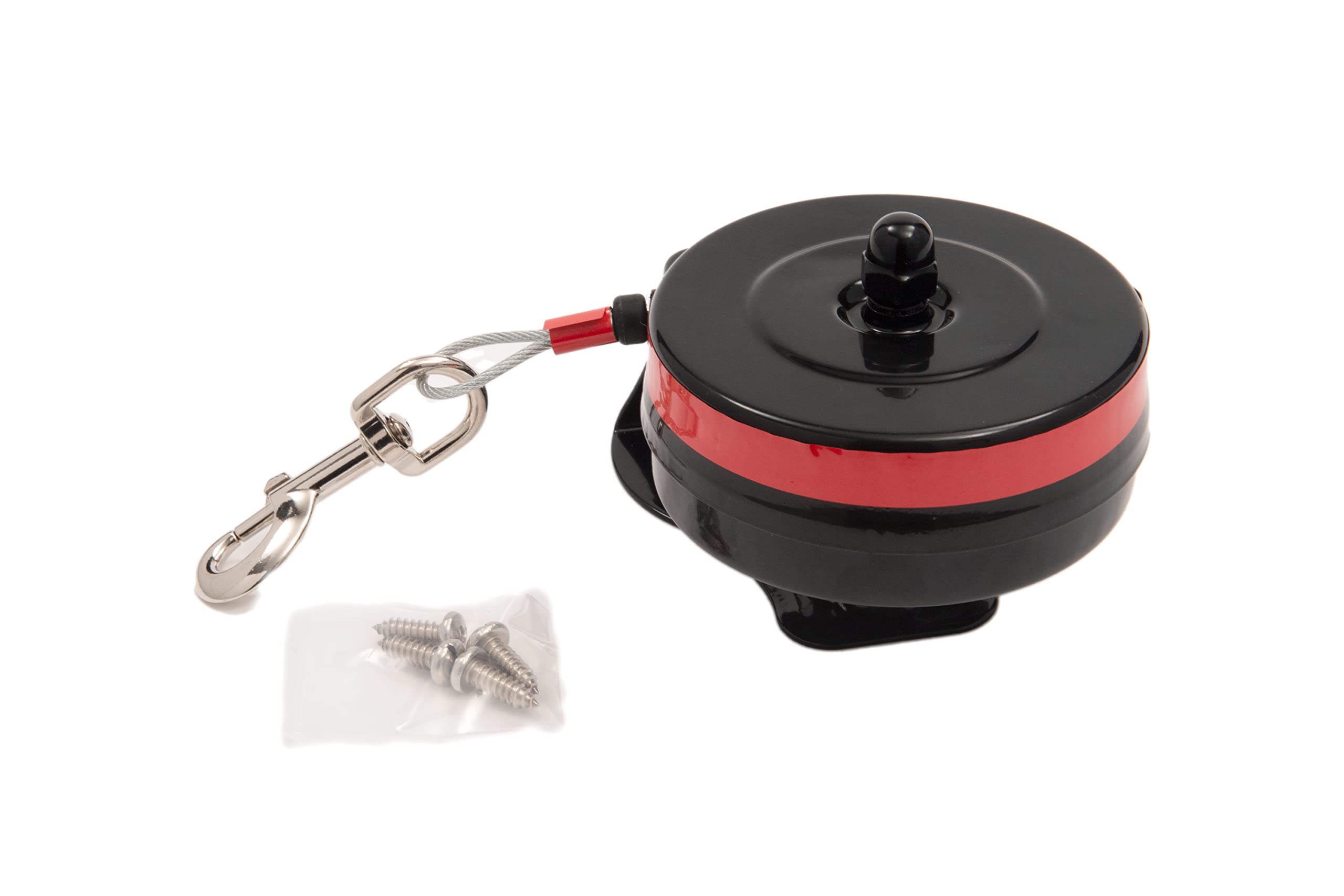 Lixit Bracket Mount And Stake Retractable Leash Tie Outs For Dogs (Stake+Bracket, Large)