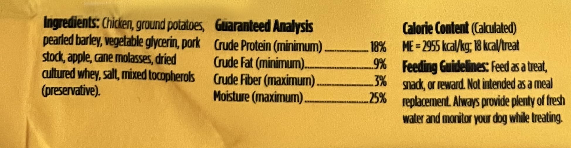 Blue Dog Bakery Protein Nuggets Snack | Small, Soft & Chewy Chicken & Apple Flavor | Natural Healthy Dog Treats, 6 oz (Pack of 8
