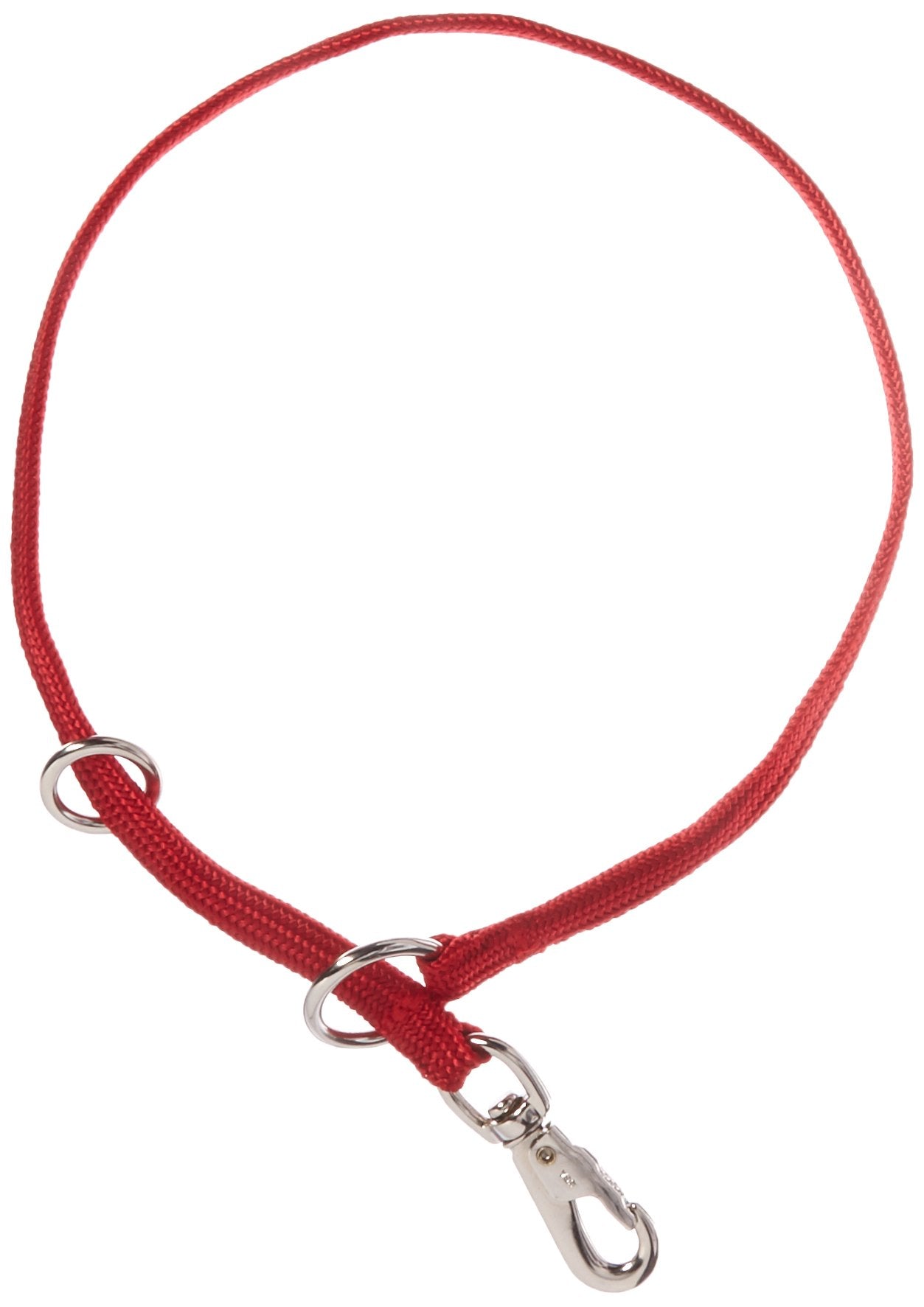 Resco Usa-Made Nylon Snap Choke Collar 22', Red