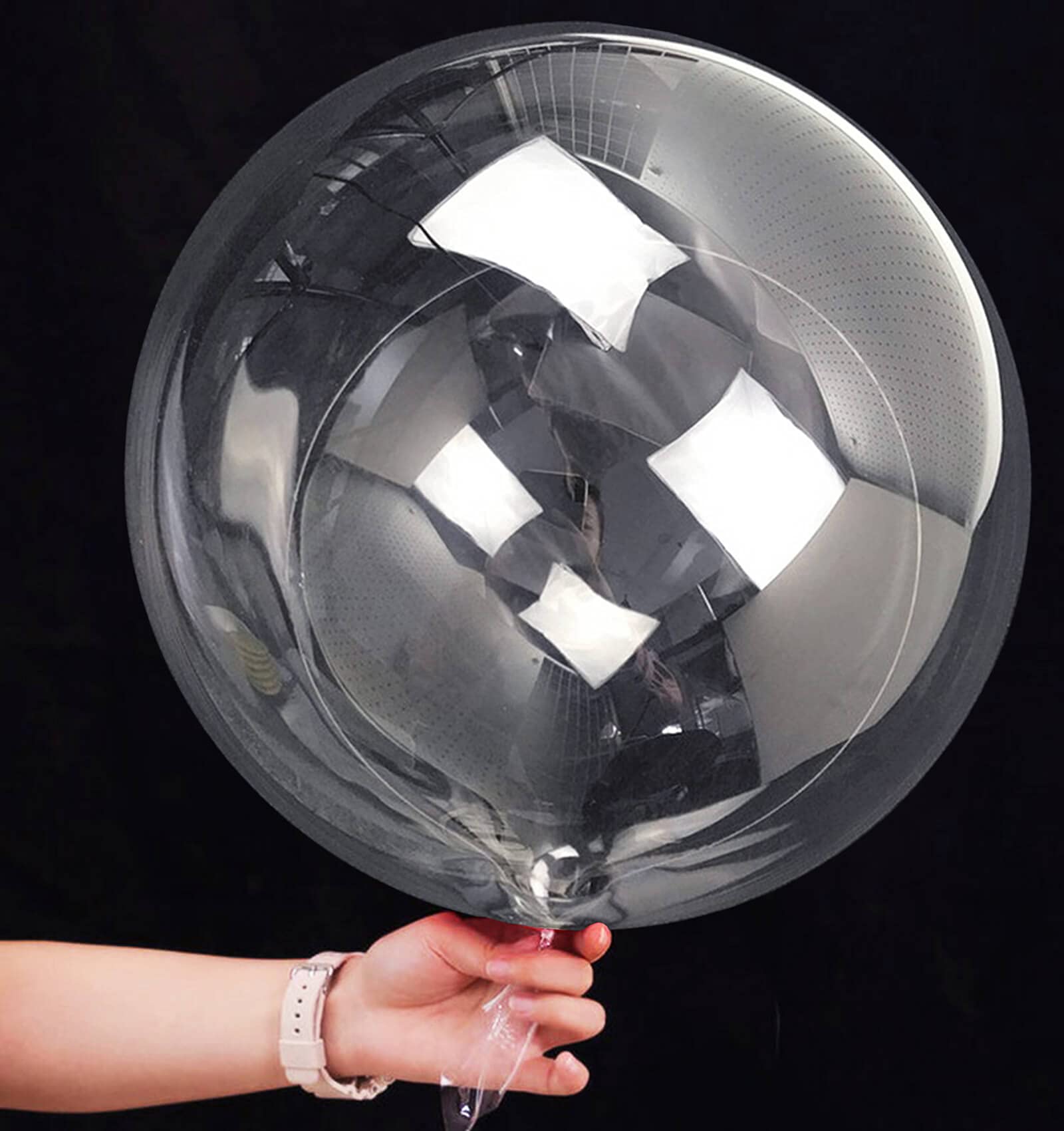 20 Inch Bobo Balloons Bubble Balloons, 40 Pcs clear Bobo Balloon, Large Transparent Bubble Balloon for christmas Wedding Birthda