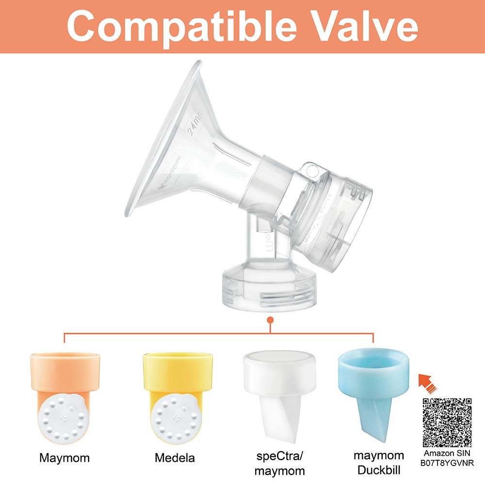 Maymom Myfit Pump Parts Compatible With Medela Personalfit Medela Breast Pump, Pump In Style Advanced, Lactina, Symphony, Incl S