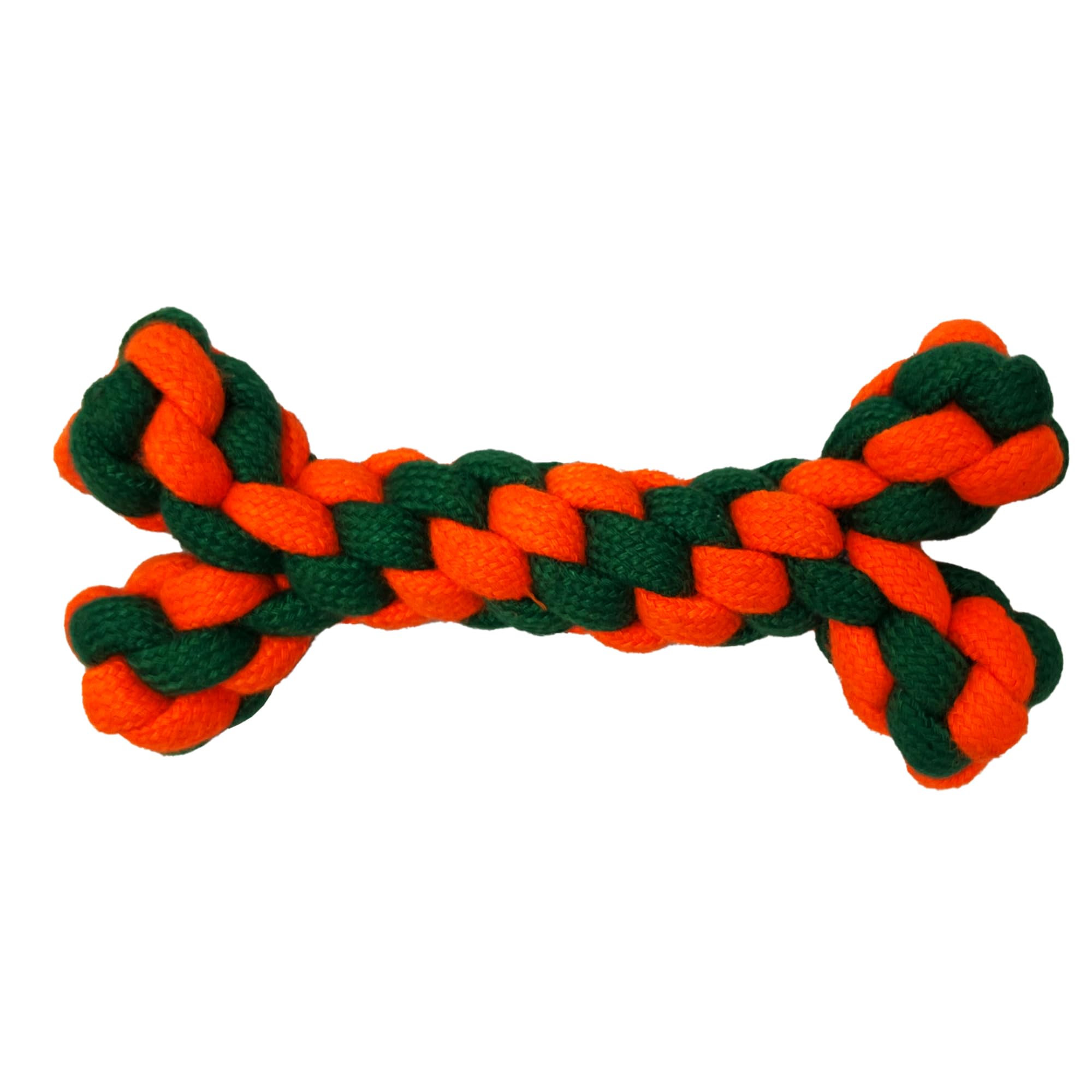 Pet World Rope Chew Toy Bone | Made With Pure Cotton Threads | Durable Dog Rope Chew Toy | Tough Puppy Teething Toy | For Medium