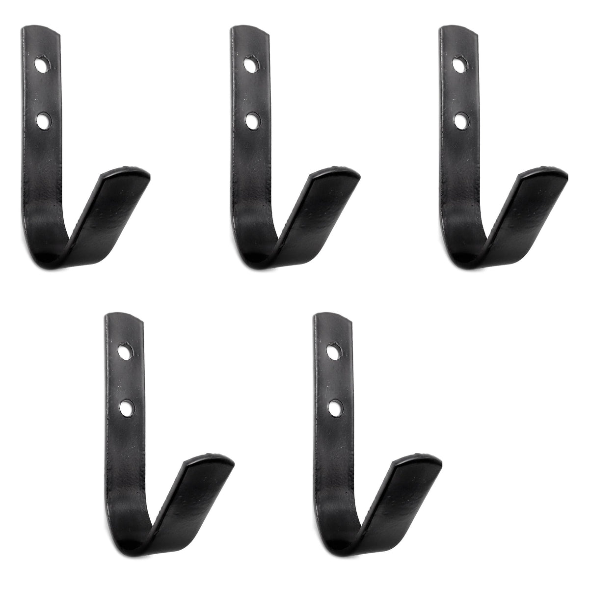 Wills Family Store Steel Horse Stable Bridle Hangers Tack Room Hooks Black 5 Pack