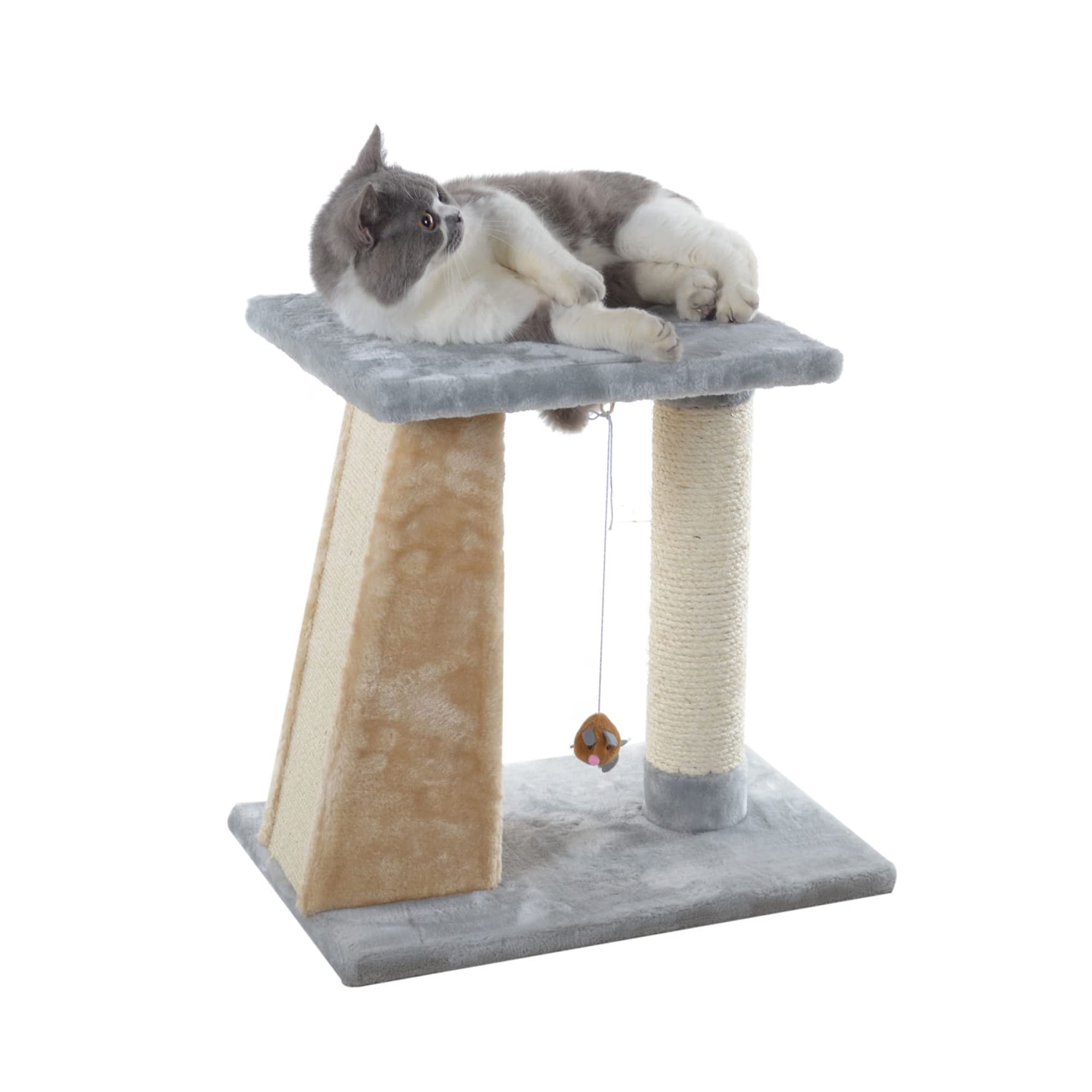 Aeromark Cat Scratcher,Silver Gray,20&quot;(L) X14(W) X20(H),X2001