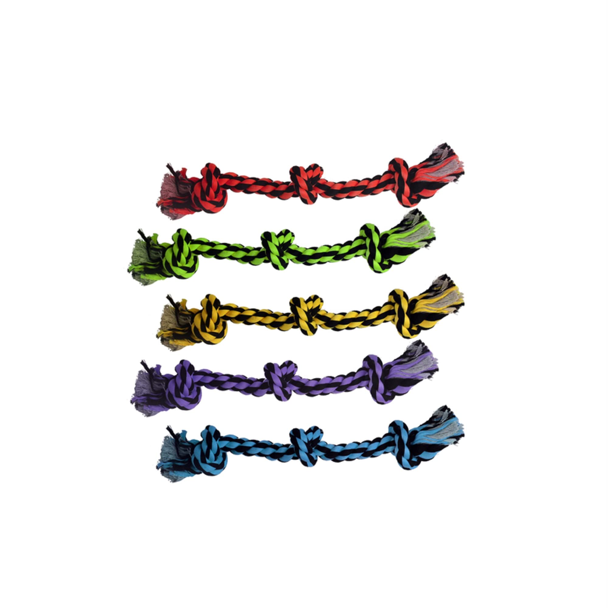 Multipet Nuts for Knots 3-Knot Rope Dog Toy