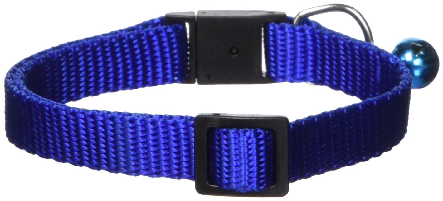 Guardian Gear Nylon Cat Collar, 8-12-Inch, Blue