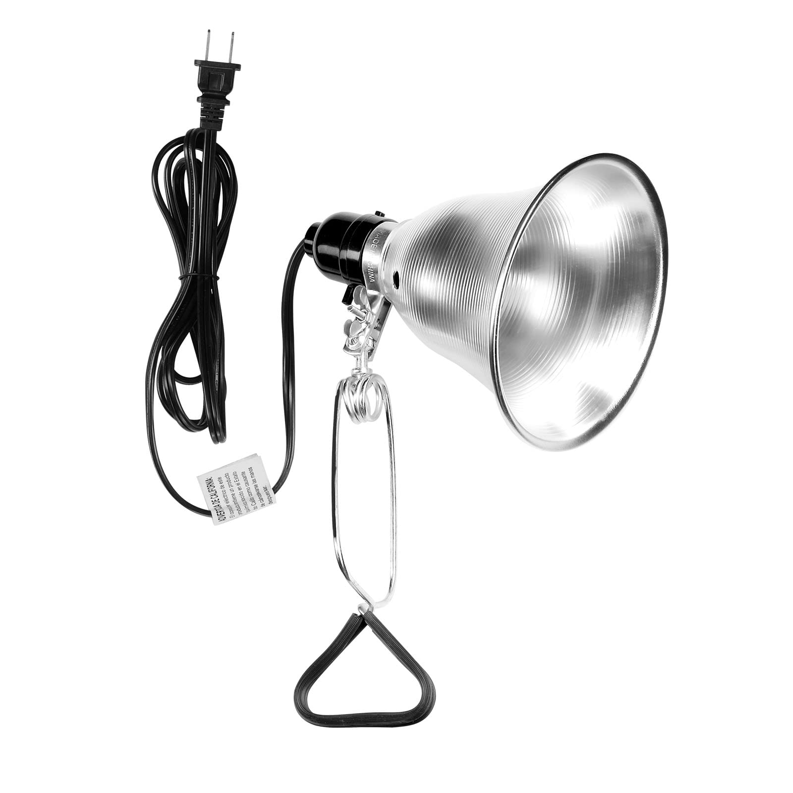 Simple Deluxe Clamp Lamp Light With 5.5 Inch Aluminum Reflector Up To 60 Watt E26 (No Bulb Included) 6 Feet 18/2 Spt-2 Cord, 1-P