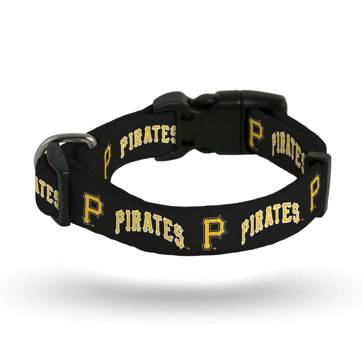 Rico Industries Mlb Pittsburgh Pirates Pet Collarpet Collar Large, Team Colors, Large