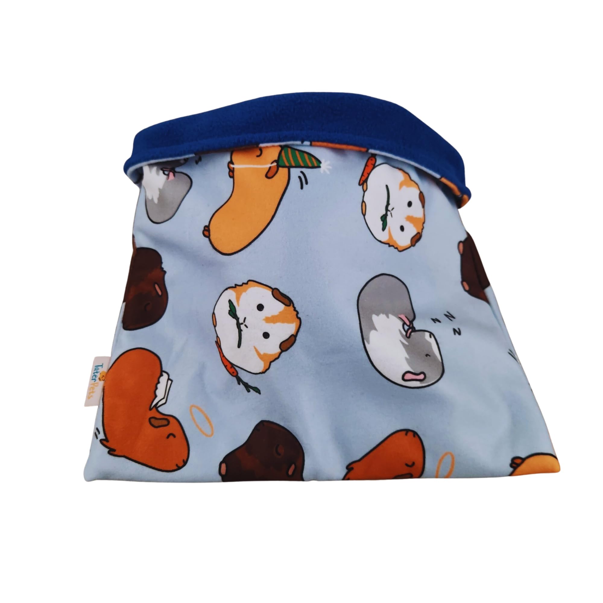 Tater Pets Snuggle Sack For Guinea Pigs Bed Pad Cuddle Sack Sleeping Bag (12X12)(Piggie Party)
