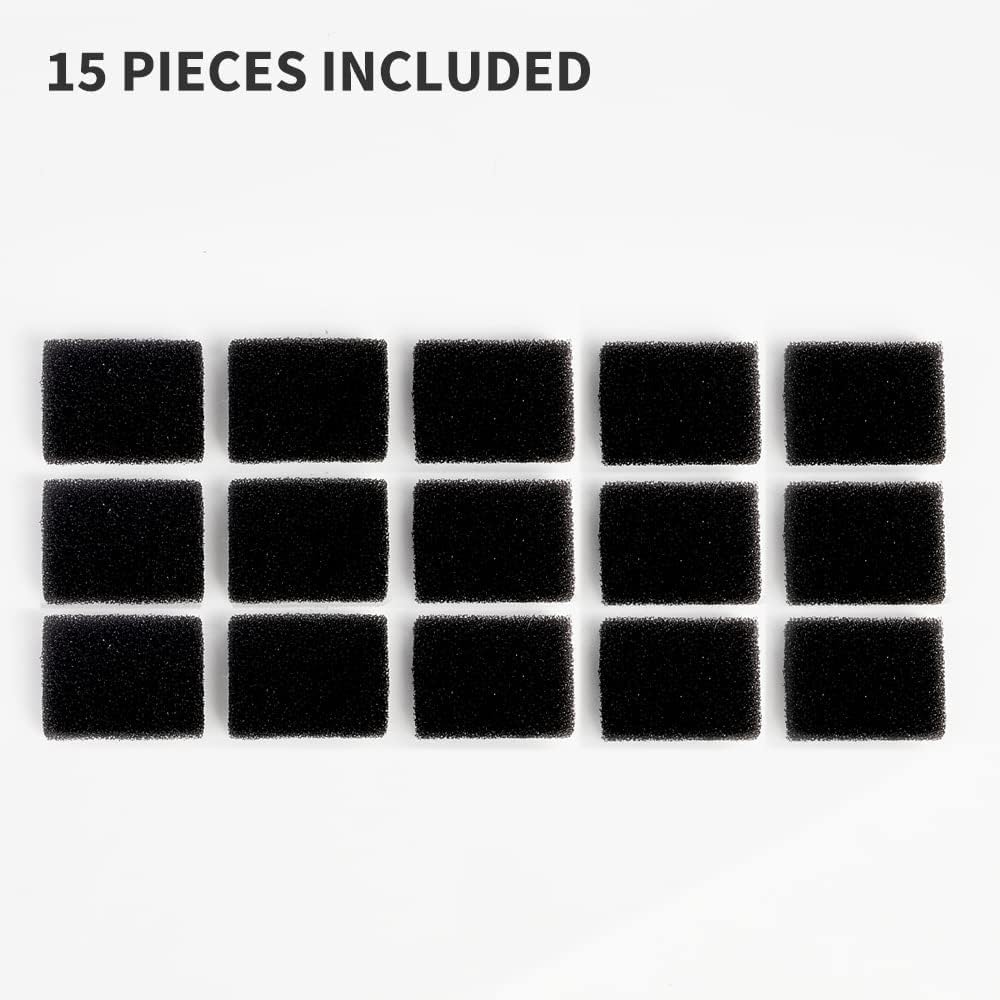 PETKIT Replaced Foam Filters for Eversweet Max/Eversweet 3 Pro/Solo 2/Solo SE Wireless Pump Pet Water Fountain,15 Pieces/Pack,Re