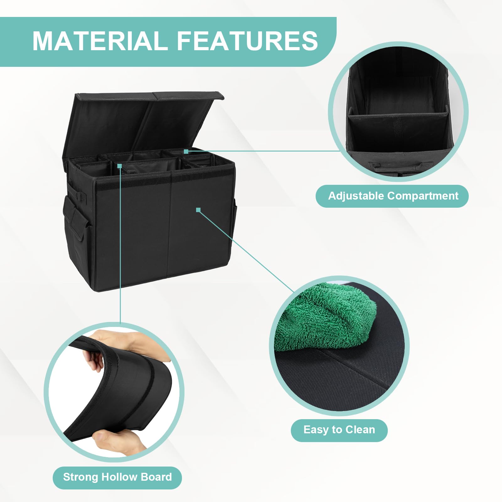 Earond Dog Seat Extender For Dogs Up To 200Lbs, Dog Back Seat With Storage Pockets, Collapsible Front And Backseat Extender For