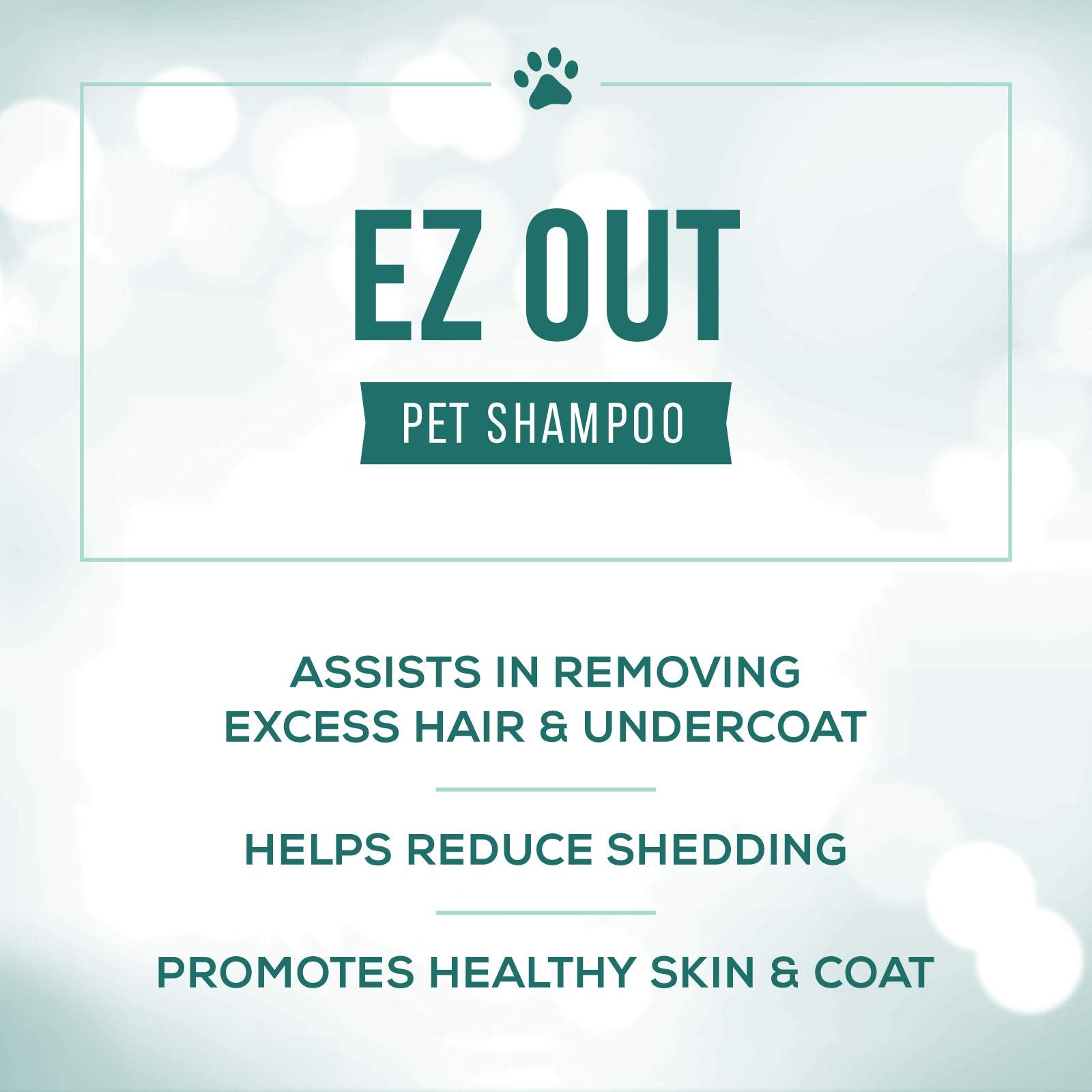 Nature's Specialties EZ Out Ultra Concentrated Deshedding Dog Shampoo for Pets, Makes up to 2 Gallons, Natural Choice for Profes