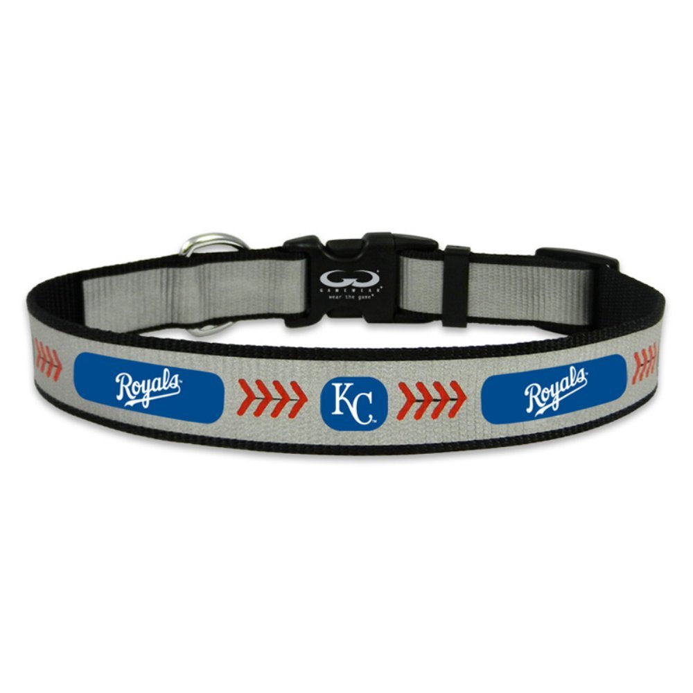 Mlb Kansas City Royals Baseball Pet Collar, Small, Reflective