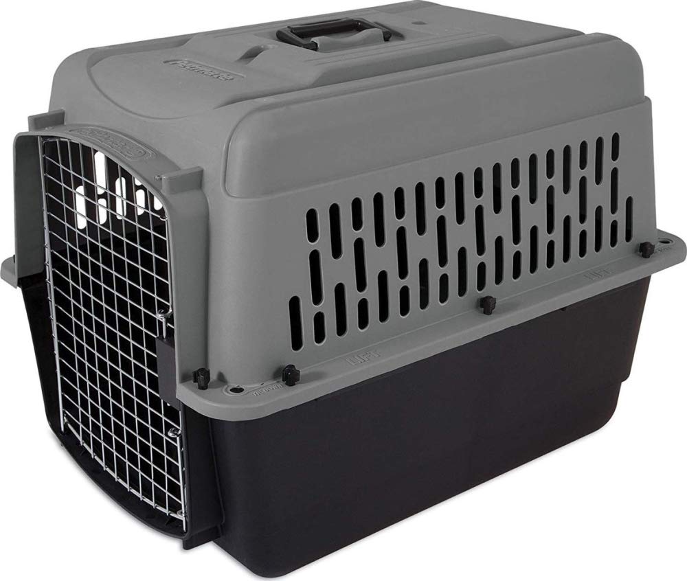 Petmate ASPEN PET Medium Breeds Cat, Chicken, Dog Kennel, Various Sizes, Transport, Dark Gray/Black, Made in USA
