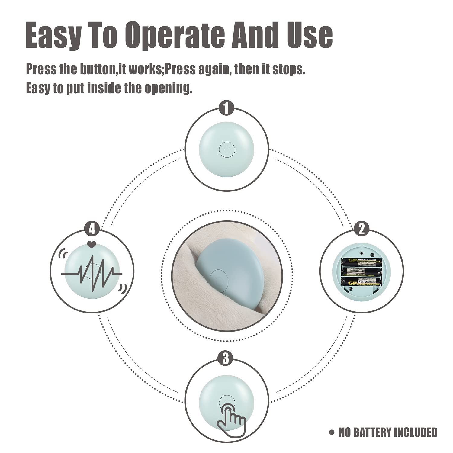 Weok Puppy Heartbeat Toy, Dog Heartbeat Toy For Separation Anxiety Relief, Puppy Toy With Heartbeat Stuffed Animal Anxiety Calmi