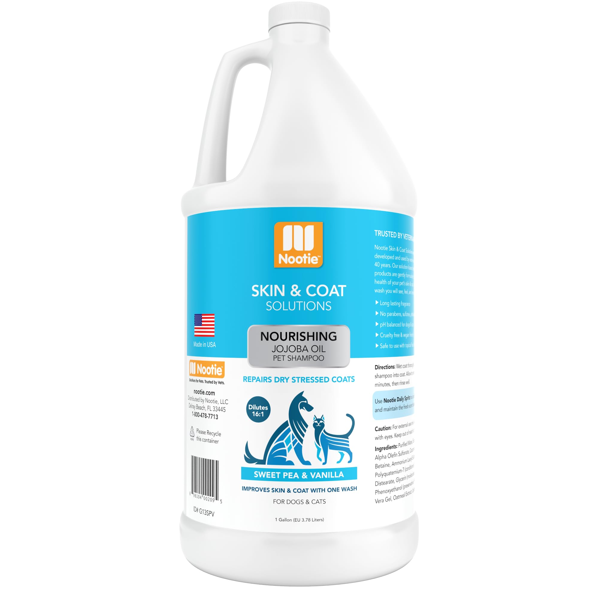 Nootie Sweet Pea And Vanilla Shampoo Gallon