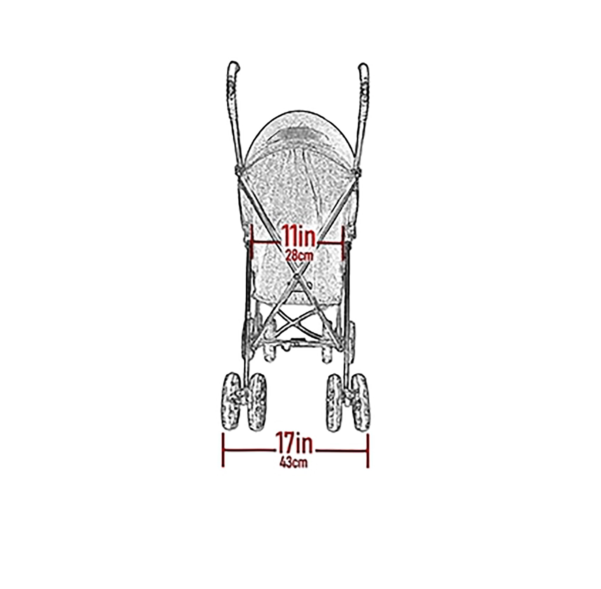 Pet Gear Travel Lite Plus Stroller, Compact, Easy Fold, No Assembly Required, Large Wheels For Cats And Dogs Up To 15 Pounds, Mi