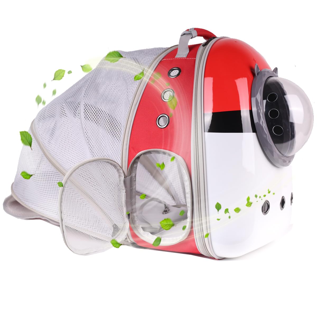 Back Expandable Cat Carrier Backpack For Cats Kitten Small Puppy, Airline Approved Cat Bubble Backpack, Space Capsule Astronaut 