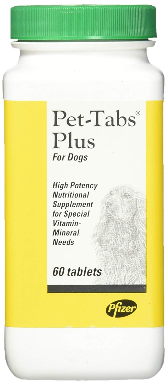 Pfizer Pet-Tabs Plus Supplement for Dogs 60 Count