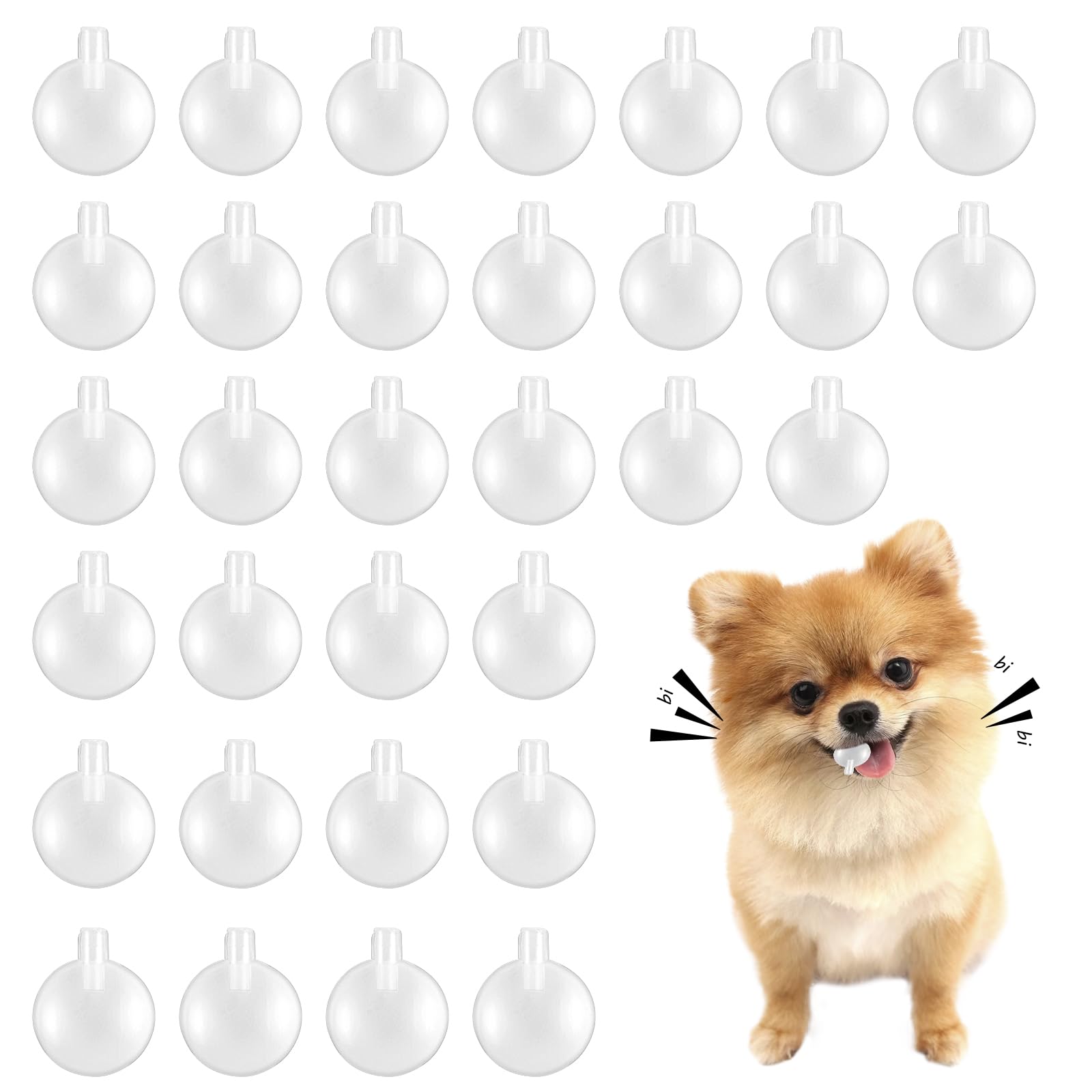 32Pcs Replacement Squeakers For Dog Toys, 30Mm Toy Noise Maker Plush Toy Repair Dog Pet Toys Replacement Noise Maker Insert Repl