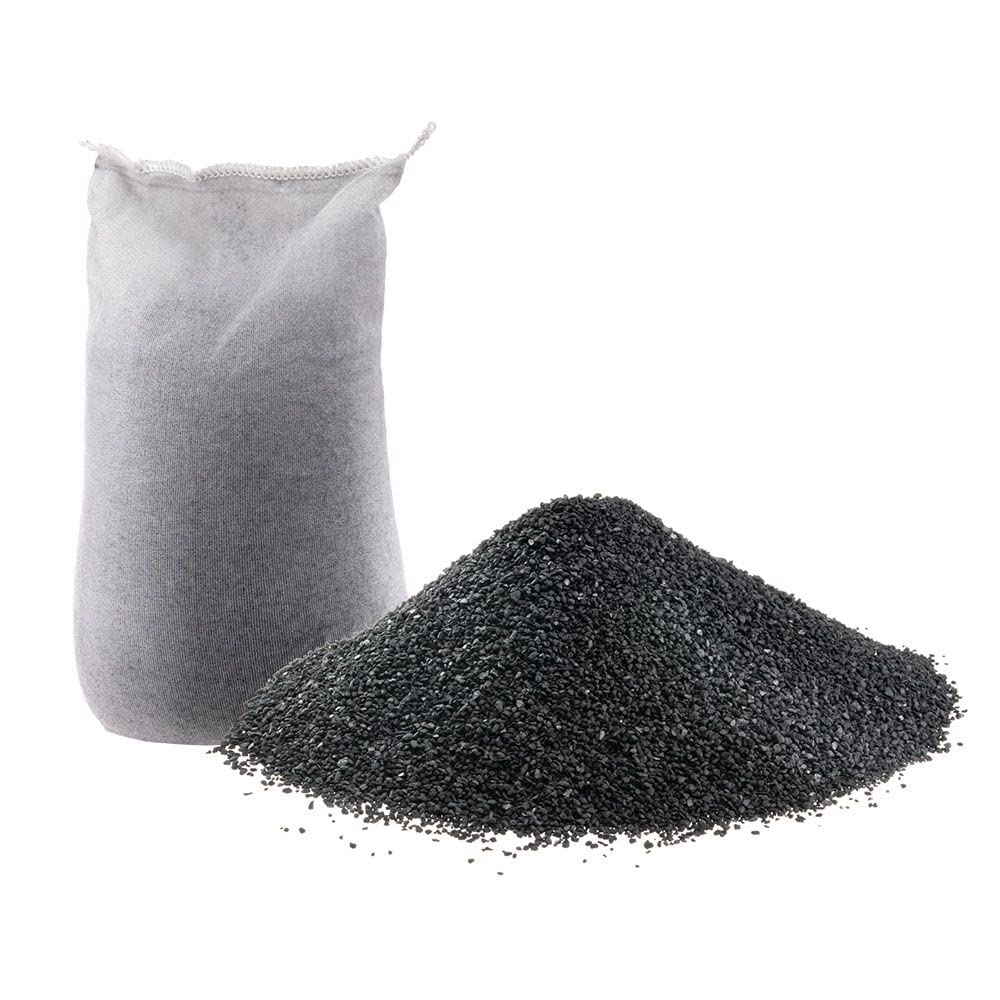 Hydor Activated Carbon Salt Water Professional External Canister Filter Media – Low Ash Content For Saltwater Aquariums – Produces Crystal Clear Water – Includes Mesh Bag – 400 Gm Pouch, Black (D02200)