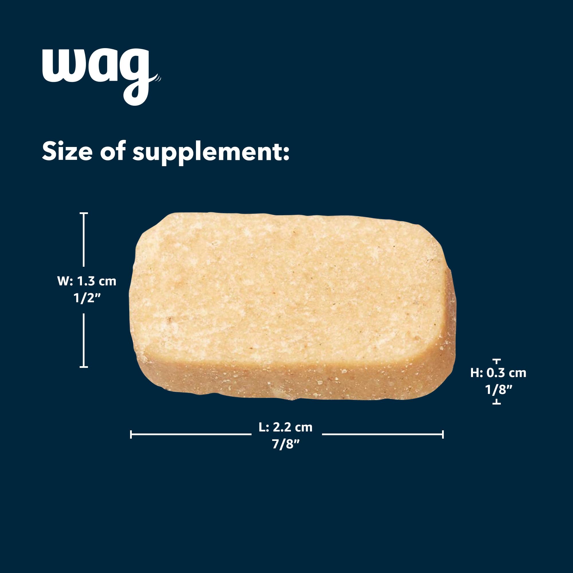 Amazon Brand - Wag Probiotic Supplement Chews for Dogs, Natural Duck Flavor, 90 count