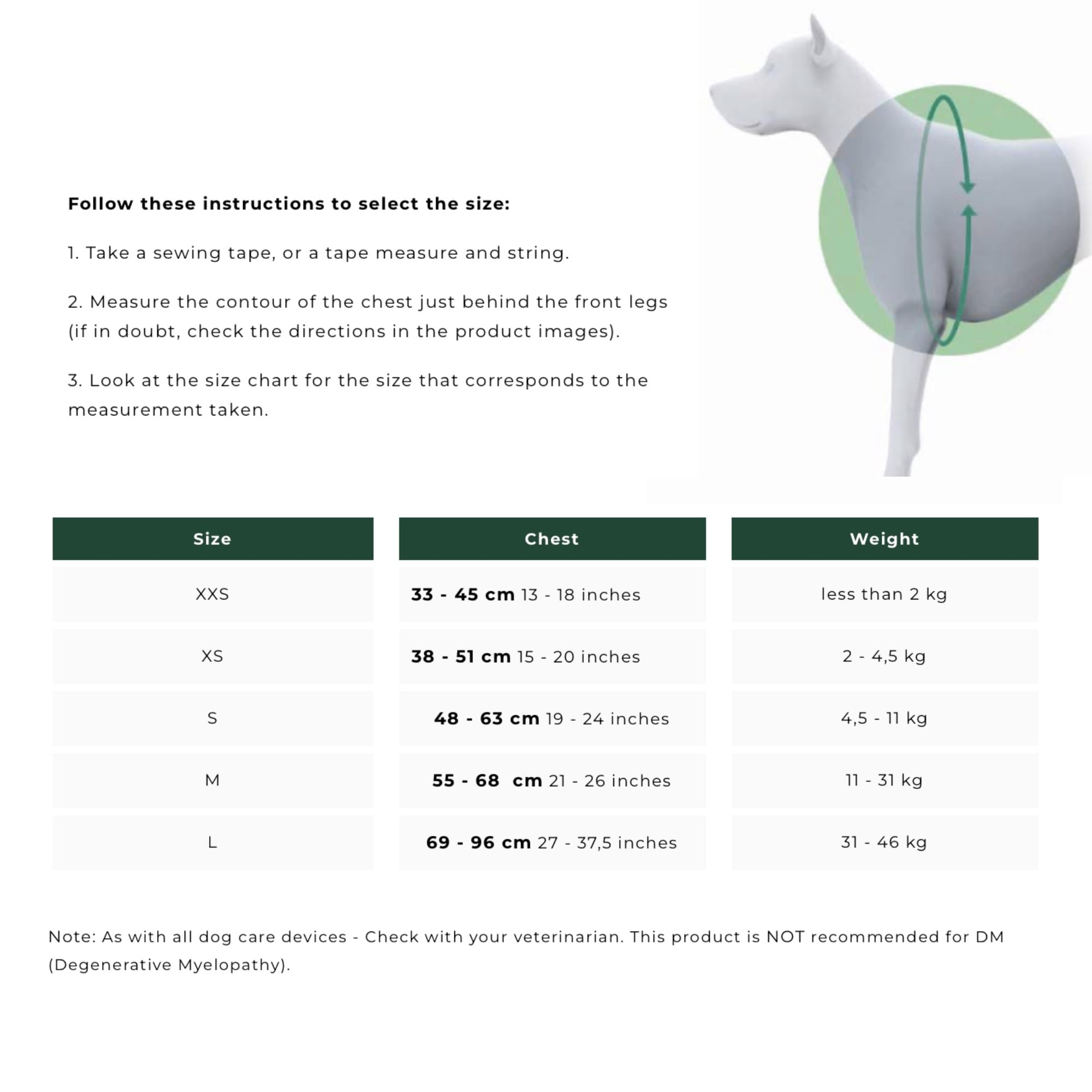 Ortocanis - Hip Support for Dogs with Hip Dysplasia or Osteoarthritis (M)