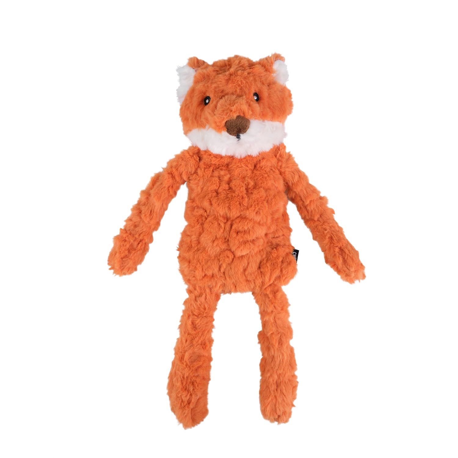CHEWFFON Stufless Dog Toy, Interactive Dog Toys, Plush Puppy Squeaky Toy with Fox Design, Puppy Puzzle Toys Stress Release Game 