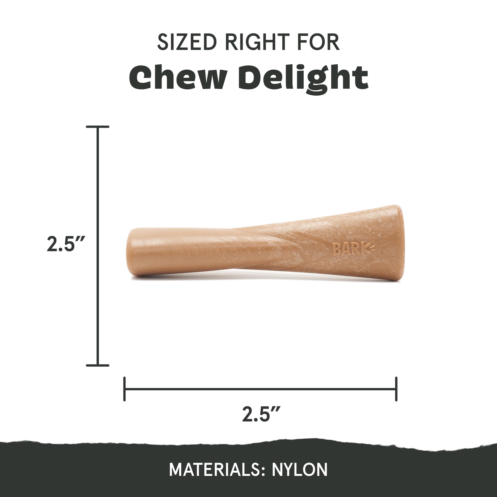 Barkbox Super Chewer Tough Dog Chew Toys For Aggressive Chewers, Dental Stimulating (Bacon Bone - Large)