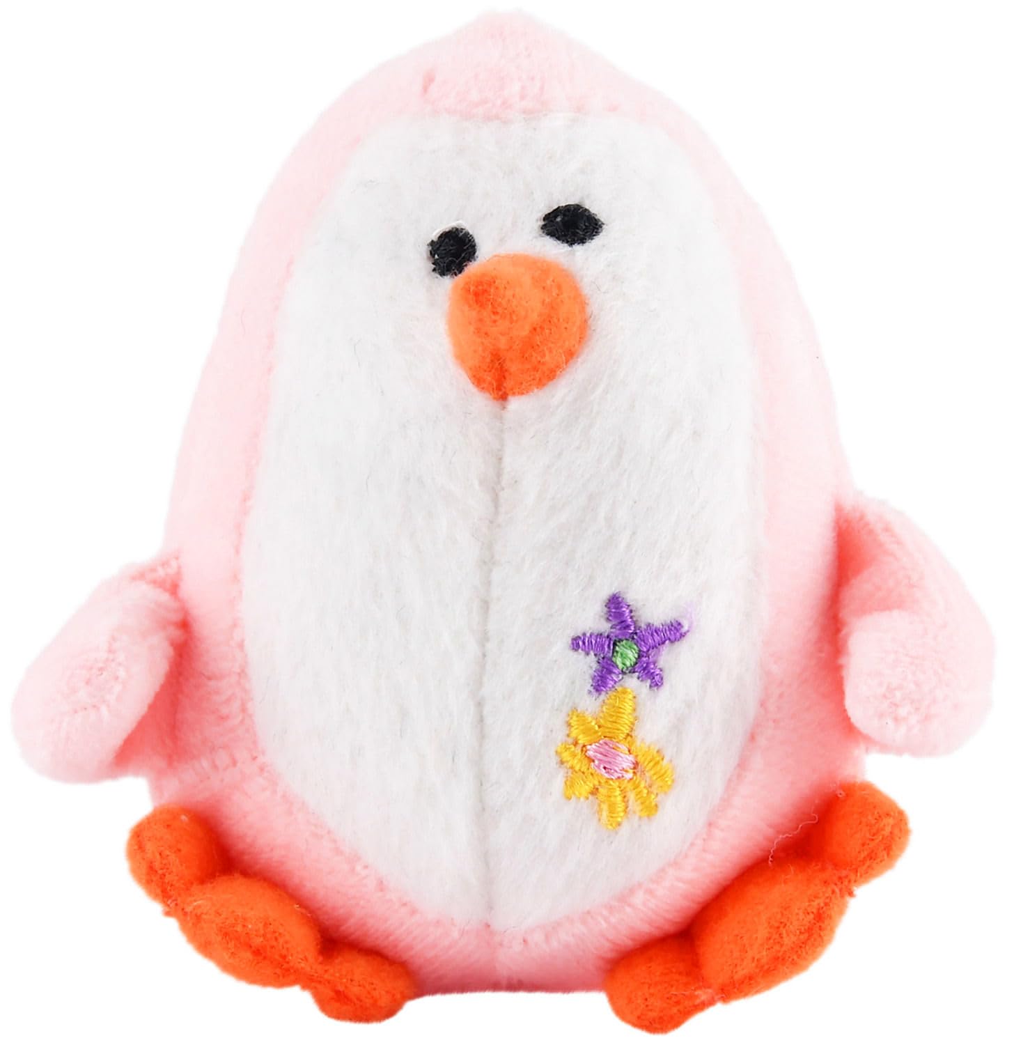Jeffers Color Plush Penguin Squeaky Toy For Small Dogs, Pink, 3''- Cute, Safe, And Comfy Plush Pet Toy For Puppies, Interactive 