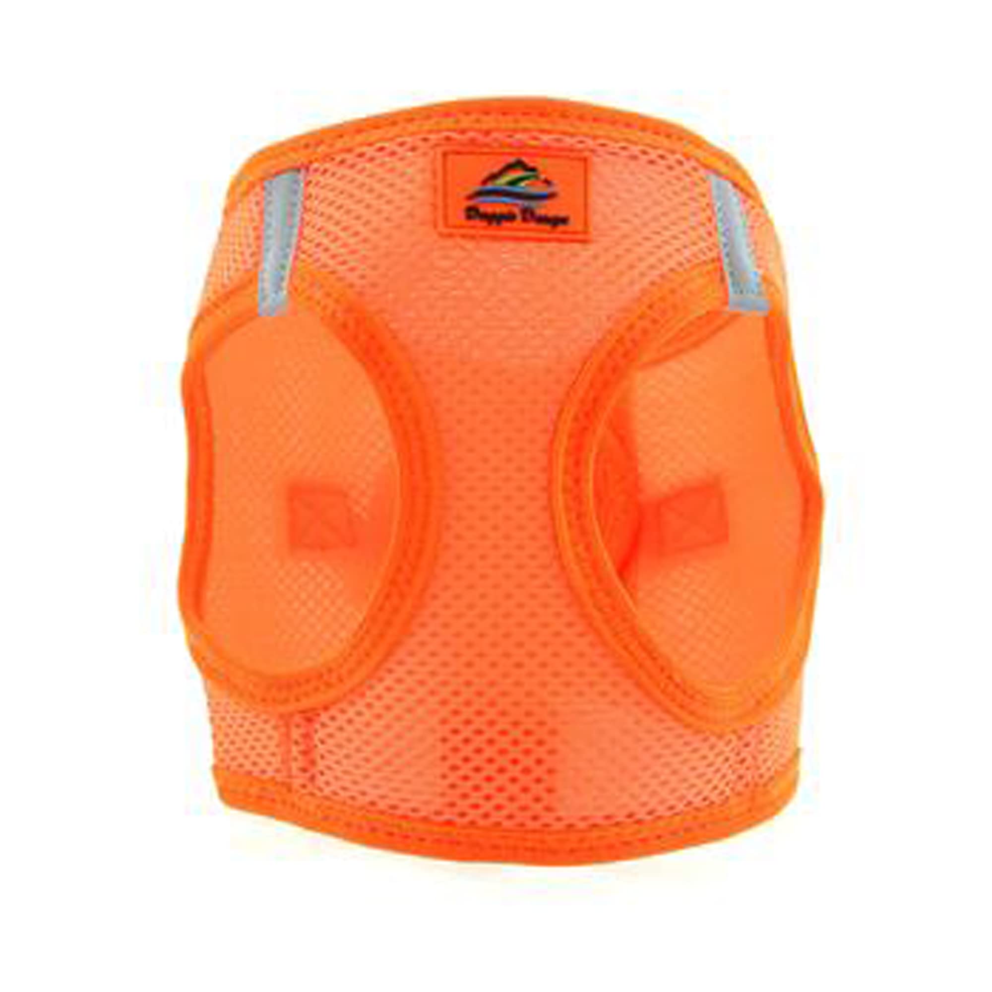 Doggie Design American River Step In Wrap Up Ultra Choke-Free Mesh Dog Harness With Safe Night Walking Reflective Strips (Soft Mesh Polyester, Machine Wash And Line Dry) (3Xl, Hunter Orange)