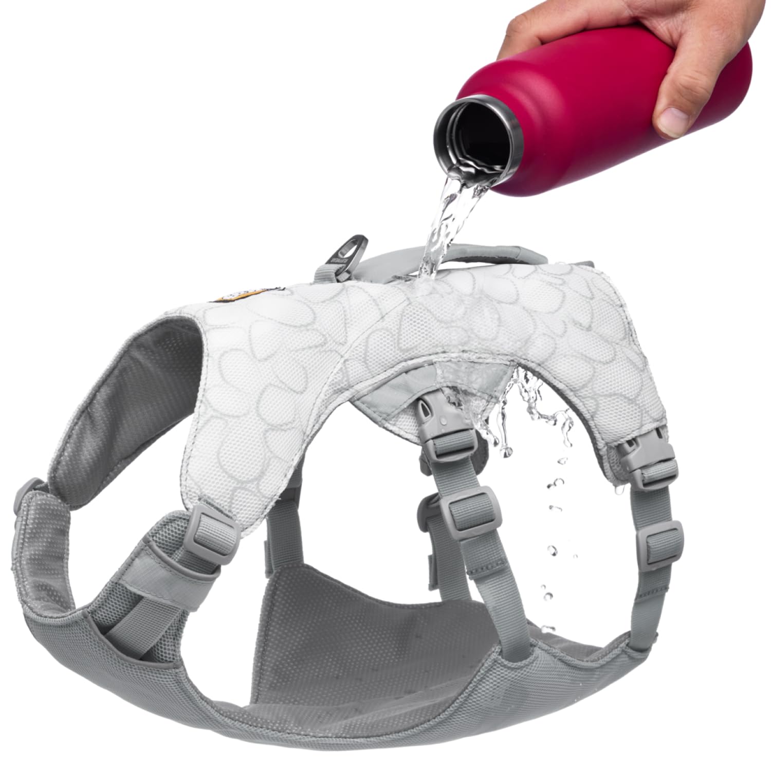 Ruffwear, Swamp Cooler Dog Harness, Lightweight With Evaporative Cooling For Hot Weather, Graphite Gray, Medium