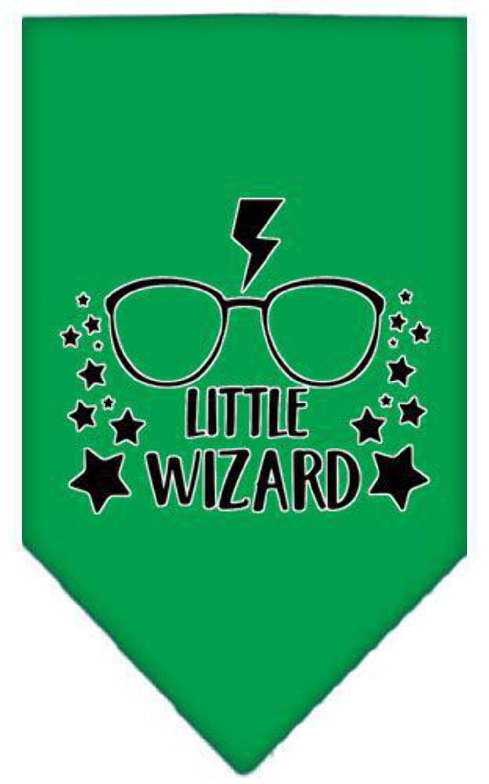 Mirage Pet Product Little Wizard Screen Print Bandana Yellow Small