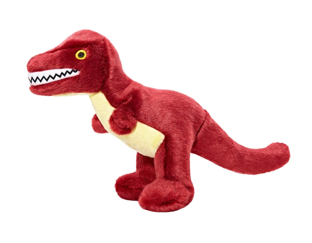 Fluff & Tuff Tiny T-Rex Plush Toy for Small Dogs, 8 Inch, Durable and Machine Washable